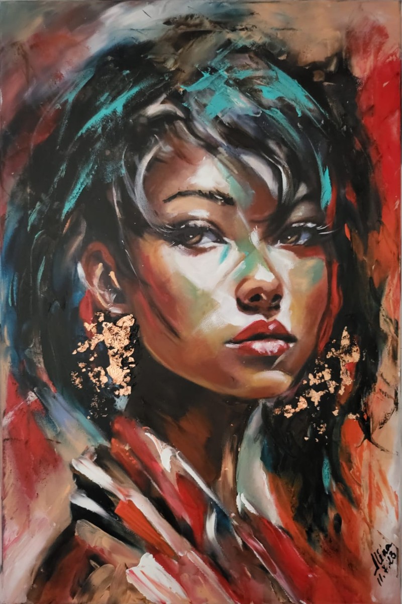 ArteDiAlina.com painting: What's wrong with me?